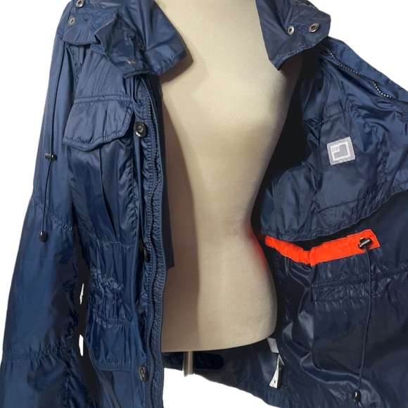 Lightweight Jacket with Hood Windbreaker Rain Repellent Resistant Womens Size L - Picture 4 of 12